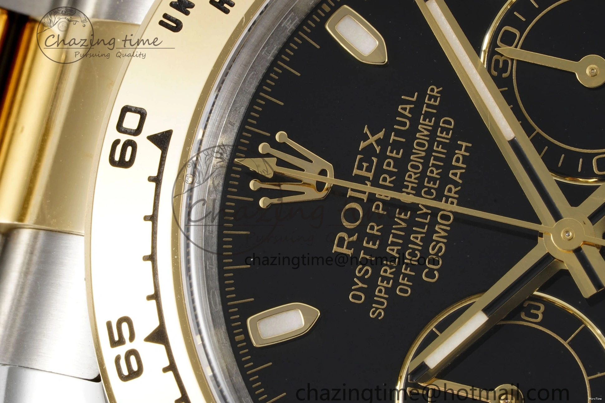MiroTime 0502 Daytona 116503 Clean 1:1 Best Edition Black Dial on SS YG Bracelet SA4130 V SmartChoice 2084
